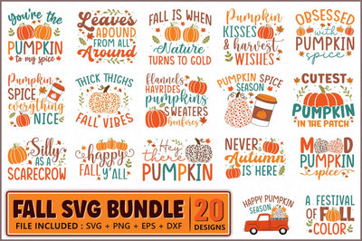 Fall Autumn SVG Bundle, Pumpkin SVG SVG Shetara Begum 