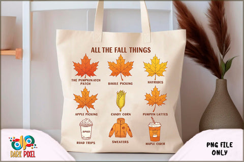 Fall Autumn Tote Bag Bundle Sublimation Shetara Begum 