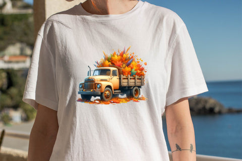 Fall Autumn Truck Sublimation Clipart Bundle Sublimation SVGArt 