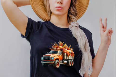 Fall Autumn Truck Sublimation Clipart Bundle Sublimation SVGArt 