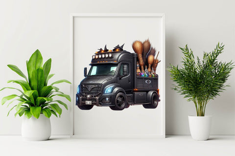 Fall Autumn Truck Sublimation Clipart Bundle Sublimation SVGArt 