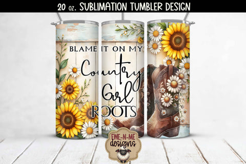 Fall Barns & Boots Tumbler Sublimation Bundle - 20oz Sublimation Tumbler PNG Sublimation Ewe-N-Me Designs 