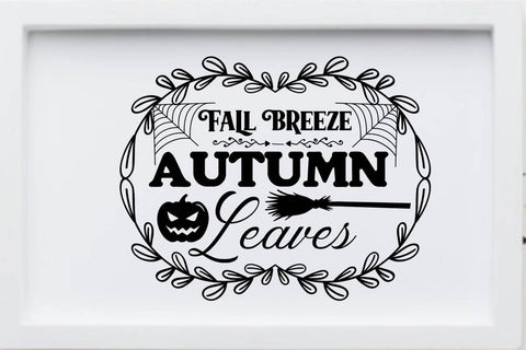 Fall Breeze Autumn Leaves SVG Angelina750 
