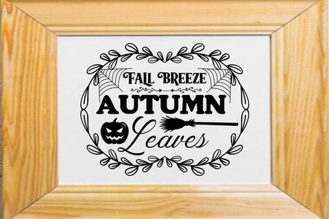 Fall Breeze Autumn Leaves SVG Angelina750 