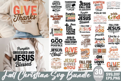 Fall Christian Svg Bundle SVG Angelina750 