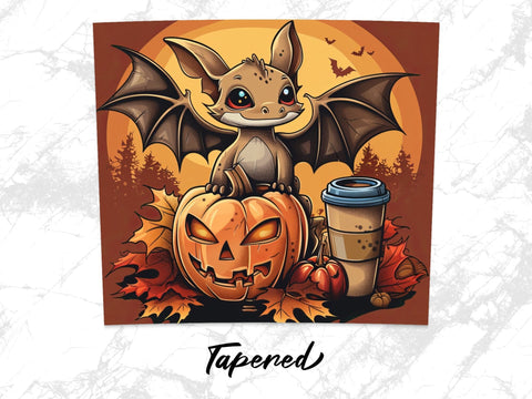 Fall Coffee Dragon Sublimation Tumbler Wrap Sublimation Fine Purple Elephant Creations 