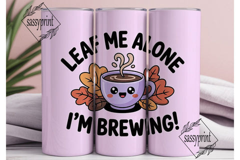 Fall Coffee Tumbler Design Sublimation sassyprint 