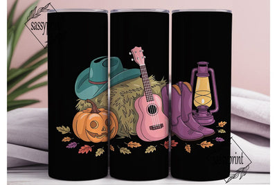 Fall Country Vibes 20oz Tumbler Sublimation sassyprint 