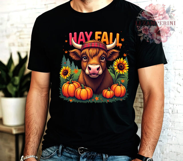 Fall Cow PNG, Autumn Vibes, Digital Download, Sublimation Art, Farmhouse Decor, Fall Graphics, Cute Cows, Harvest Printables Sublimation Li Zamperini 
