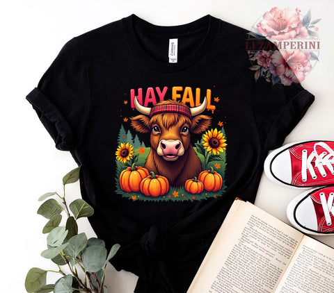 Fall Cow PNG, Autumn Vibes, Digital Download, Sublimation Art, Farmhouse Decor, Fall Graphics, Cute Cows, Harvest Printables Sublimation Li Zamperini 