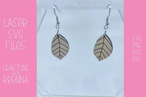 Fall Dangle Earrings Bundle Laser SVG File SVG Crafting With Brenna 