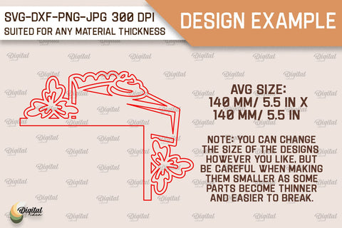 Fall Door Corners LaserCut Bundle. Fall Door Trims SVG SVG Evgenyia Guschina 