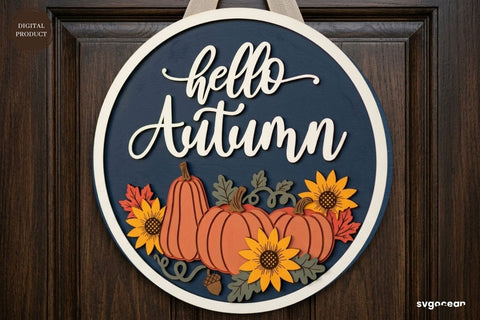 Fall Door Hanger Laser Cut Bundle SVG SvgOcean 