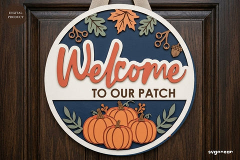 Fall Door Hanger Laser Cut Bundle SVG SvgOcean 