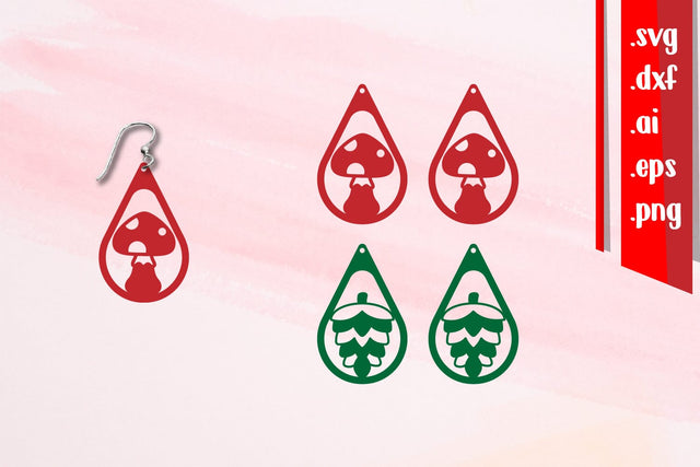 Fall Earrings | Autumn Earrings SVG zafrans studio 