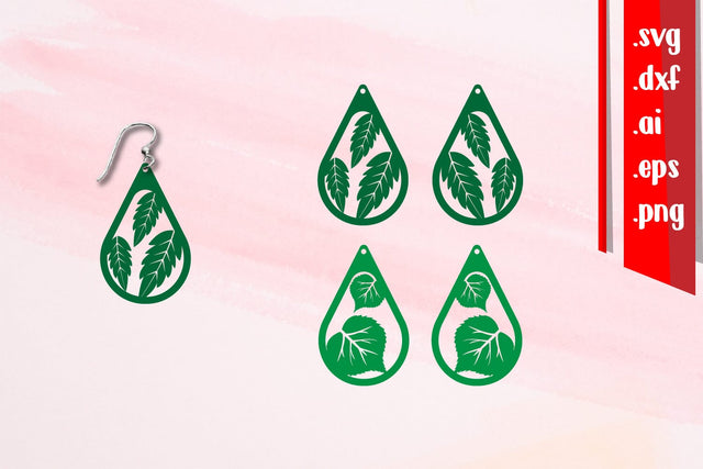 Fall Earrings SVG zafrans studio 