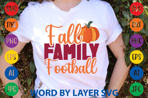 Fall Family Football SVG DESIGN SVG Rafiqul20606 