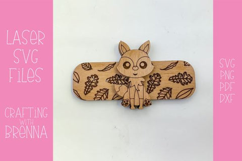 Fall Floral Hair Clip Bundle Laser SVG File SVG Crafting With Brenna 