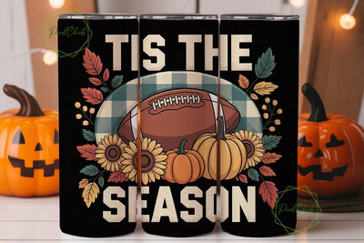 Fall Football 20oz Tumbler Wrap Sublimation PixelChick 