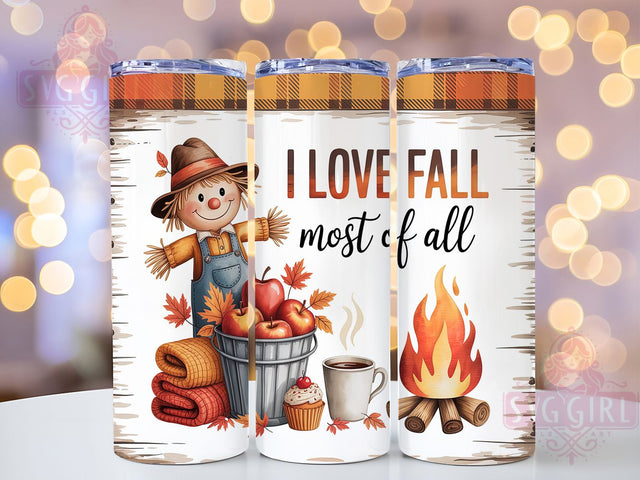 Fall Football Cozy Tumbler Wrap, Football Fall Wrap, 20oz Sublimation, Autumn Sports Cup, Fall Football Mug, Cozy Fall Tumbler, Football Lover Drinkware Sublimation SvggirlplusArt 