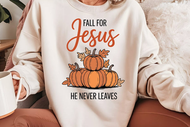 Fall For Jesus He Never Leaves SVG Angelina750 