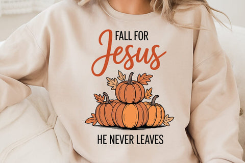 Fall For Jesus He Never Leaves SVG Angelina750 