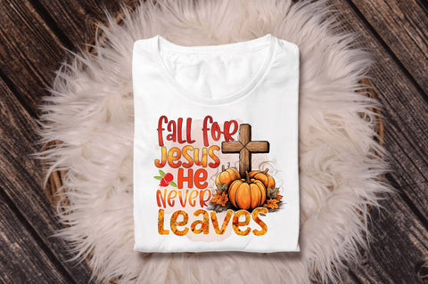 Fall for jesus he Sublimation Design Sublimation Regulrcrative 
