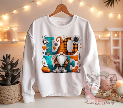 Fall Gnome PNG, Hello Fall, Autumn Decor, Sublimation Design, Digital Download, Love Gnome, Fall Art, Seasonal Craft Sublimation Lara' s Designs 