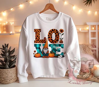 Fall Gnome PNG, Hello Fall, Autumn Decor, Sublimation Design, Digital Download, Love Gnome, Fall Art, Seasonal Craft Sublimation Lara' s Designs 