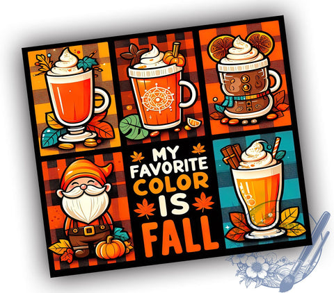 Fall Gnome Tumbler, Autumn Drinkware, 20oz Tumbler, Sublimation Design, Fall Decor, Seasonal Mug, Gnome Lover Gift, Personalized Tumbler Sublimation ToriDesigns 