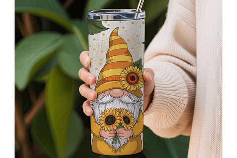 Fall Gnomes 20oz Tumbler Wrap Sublimation DesignSVG 