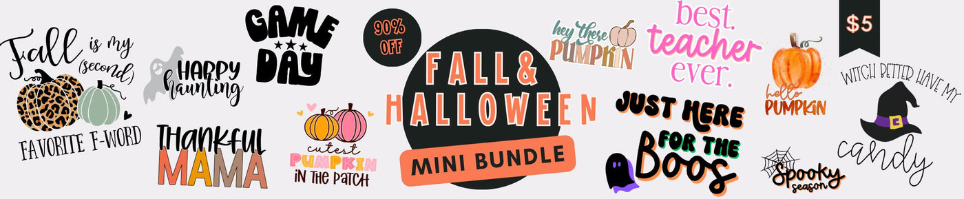 Fall & Halloween Design Bundle