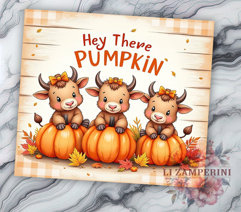 Fall Highland Cows 20 oz Skinny Tumbler Sublimation Design, Straight & Tapered Tumbler Png, Country Farm Autumn Leaves Tumbler Png, Digital Download PNG Sublimation Li Zamperini 