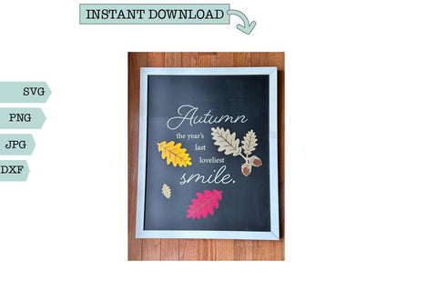 Fall Home Decor SVG- Autumn Word Art SVG Sharia Morton Designs 