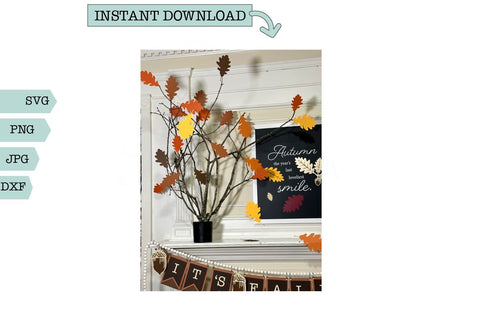 Fall Home Decor SVG- Fall Leaves SVG Sharia Morton Designs 