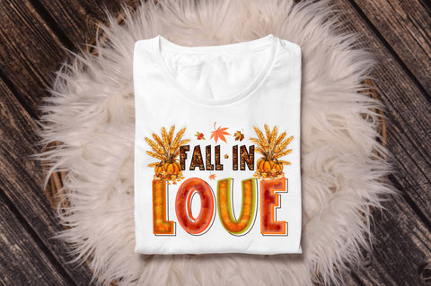 Fall in love Sublimation Design Sublimation Regulrcrative 