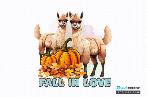 Fall in love Sublimation Design Sublimation Regulrcrative 