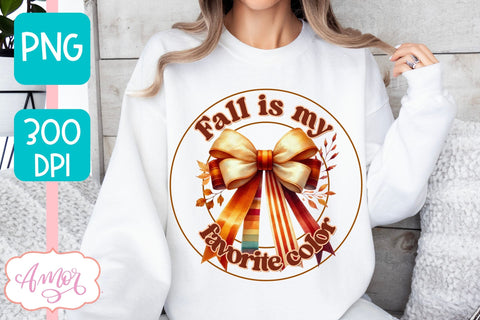 Fall is my favorite color sublimation PNG | Fall season PNG Sublimation Amorclipart 