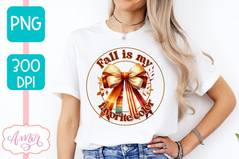 Fall is my favorite color sublimation PNG | Fall season PNG Sublimation Amorclipart 
