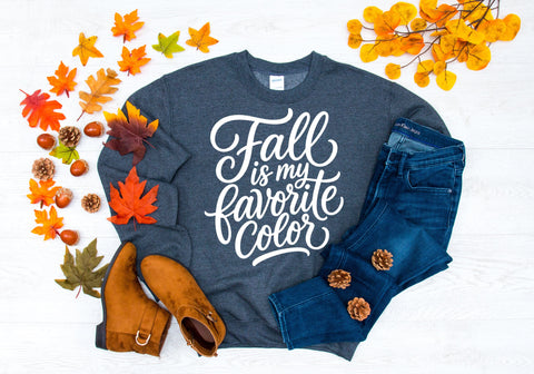 Fall Is My Favorite Color SVG, Autumn Quote Cut file SVG Pickled Thistle Creative 