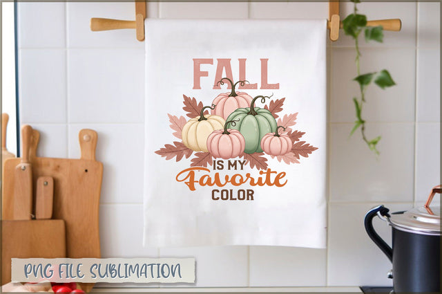 Fall is my favorite color Towel PNG Sublimation Shetara Begum 