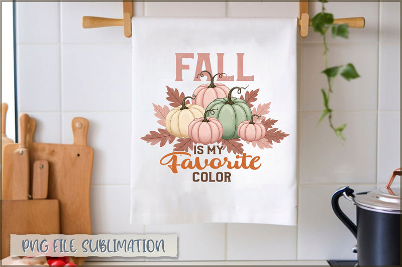 Fall is my favorite color Towel PNG Sublimation Shetara Begum 