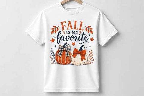 Fall Is My Favorite PNG | Pumpkin Quote Digital Download SVG BillahCrafts 