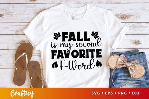 fall is my second favorite f-word Svg Design SVG Designangry 