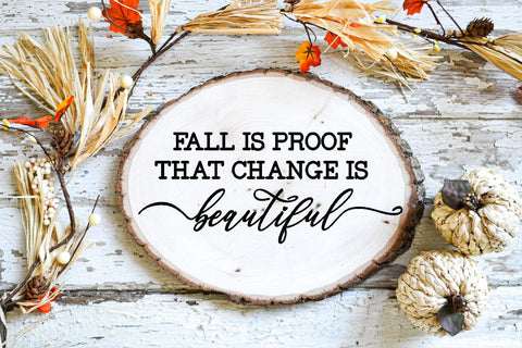 Fall is Proof That I Fall Sign SVG I Thanksgiving Decor SVG SVG Happy Printables Club 