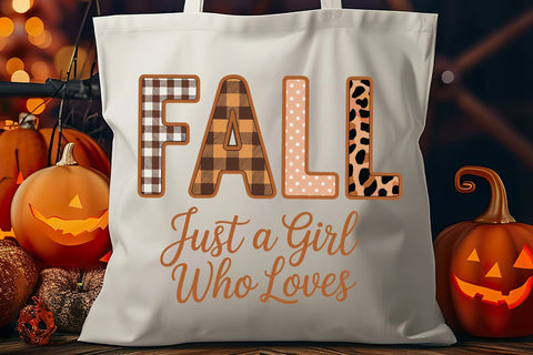 Fall Just A Girl Who Loves SVG Angelina750 