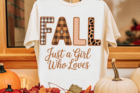 Fall Just A Girl Who Loves SVG Angelina750 
