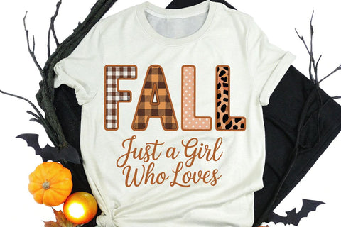 Fall Just A Girl Who Loves SVG Angelina750 