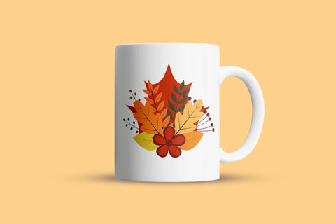 Fall leaves sublimation bundle. Autumn clipart Sublimation LaBelezoka 