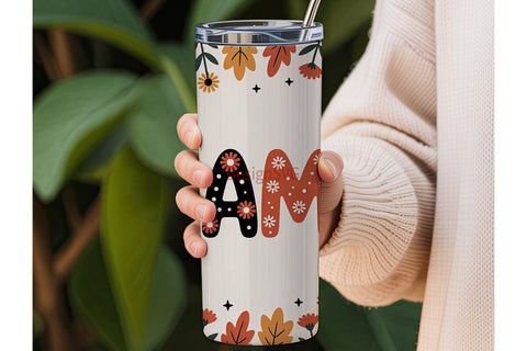 Fall Mama Tumbler Wrap PNG Sublimation DesignSVG 
